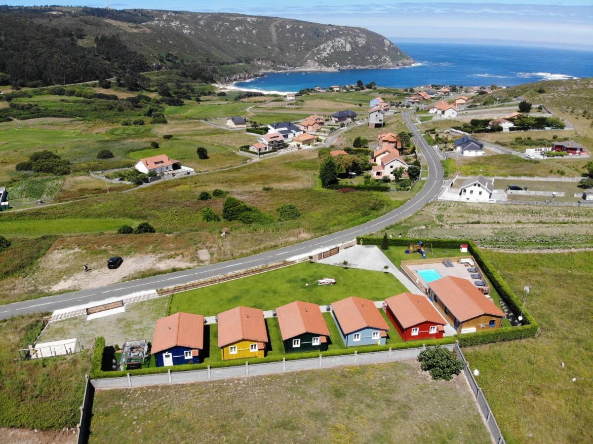 Cabanas De Vendaval Malpica Bagian luar foto
