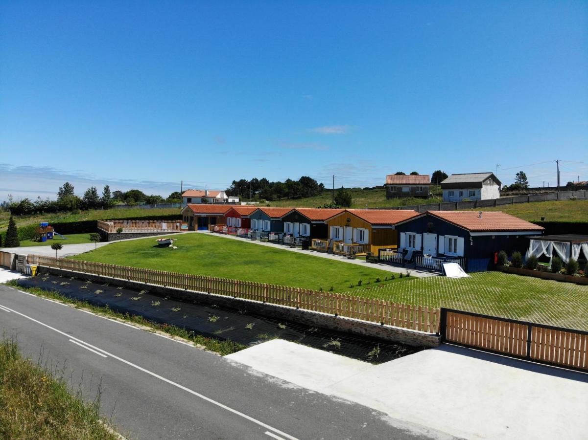 Cabanas De Vendaval Malpica Bagian luar foto